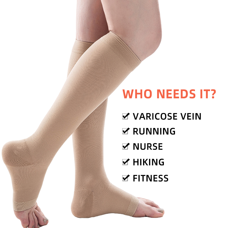 S-5XL 2pcs/Pair Medical Compre - Compression Sleeve Calf 评论和价格